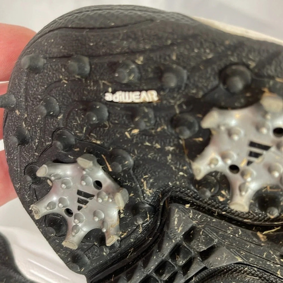 ADIDAS Men’s Golf Slingback Sneakers White 3 Stripe Traxion Adiwear Size 10 - Picture 11 of 13